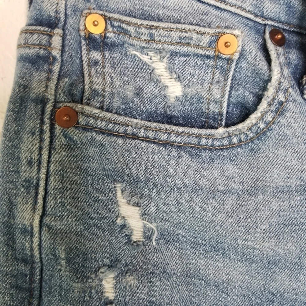 Madewell the perfect vintage jean distressed in denman wash